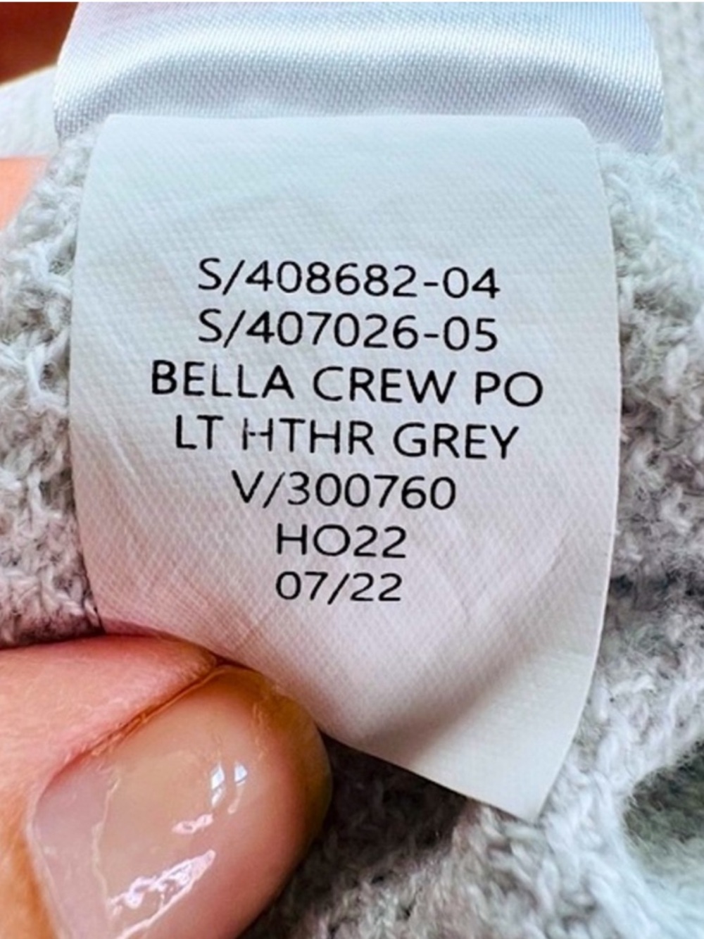 GAP Bella Crewneck Knit Sweater Gray Lightweight Waffle Top Medium - Picture 13 of 16